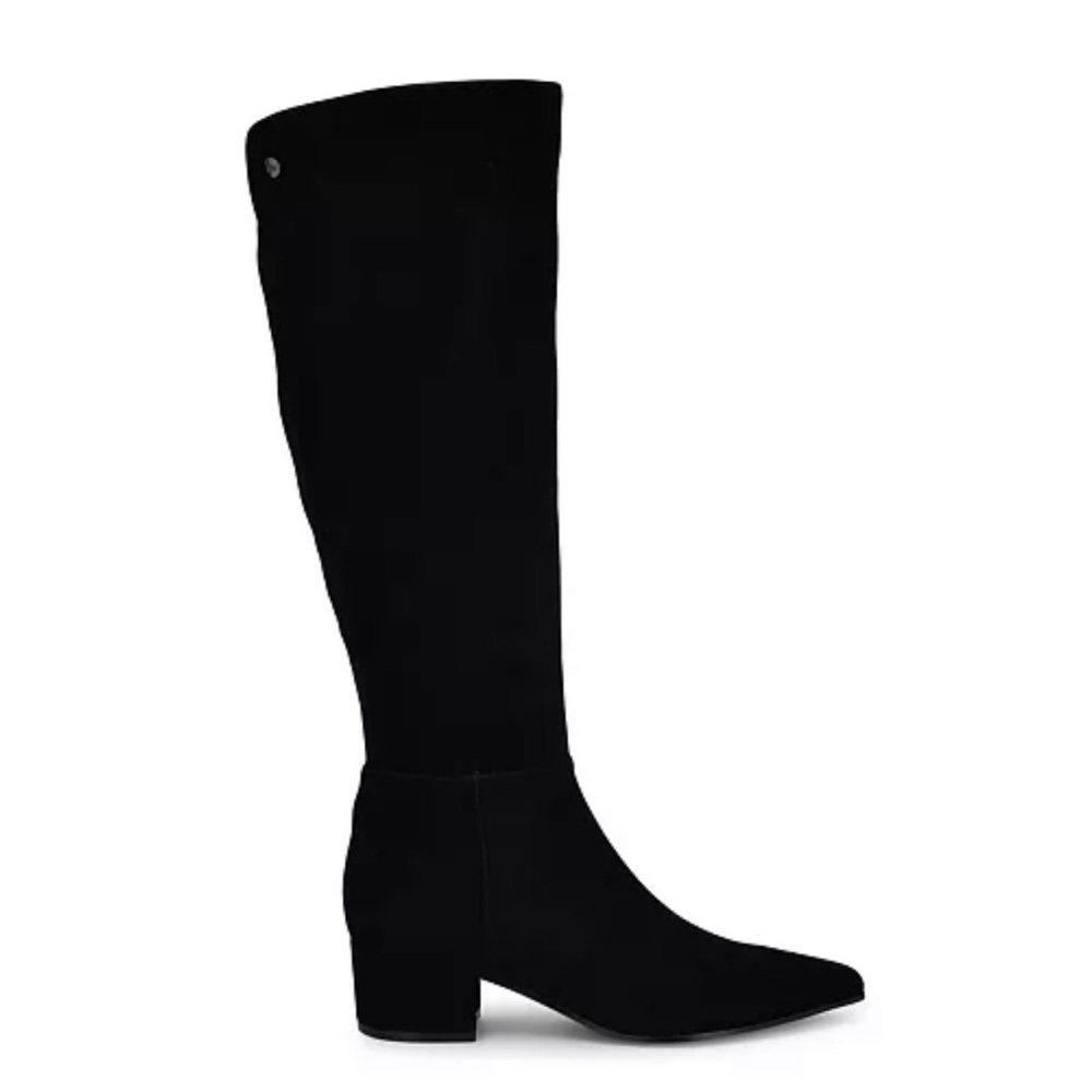New Nine West Morgan Block Heel Boots Sz 7 M